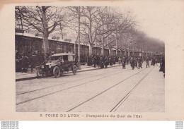 A13-69) FOIRE DE LYON-  PERSPECTIVE DU QUAI EST  - ( 2 SCANS ) - Lyon 1