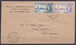 Ile Maurice - Env. 1e Jour "Peace & Reconstruction" Càd ROSE HILL /20 NO 1946 Pour BEAU BASSIN - Mauritius (...-1967)