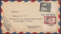 Congo Belge - L. Par Avion Affr. N°262 + PA12 BdF Càd LEOPOLDVILLE /16-9-1946 Pour VERVIERS - Storia Postale