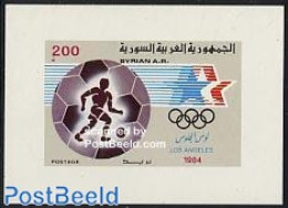 Syria 1984 Olympic Games S/s, Mint NH, Sport - Football - Olympic Games - Syrië