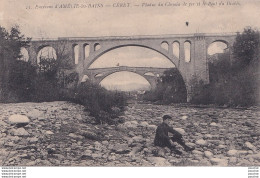 O12-66) ENVIRONS D ' AMELIE LES BAINS - CERET - VIADUC DU CHEMIN DE FER ET PONT DU DIABLE  - ( 2 SCANS ) - Ceret