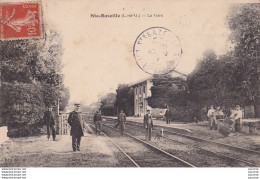 O11-47) SAINTE BAZEILLE (LOT ET GARONNE) LA GARE  - ( ANIMEE ) - Sonstige & Ohne Zuordnung