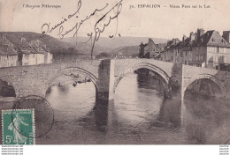 O7-12) ESPALION (AVEYRON) VIEUX  PONT SUR LE LOT - Espalion