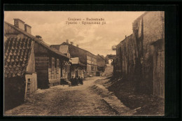 AK Grajewo, Partie In Der Badestrasse  - Pologne