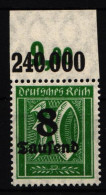 Deutsches Reich 278 X P OR Postfrisch #IR390 - Sonstige & Ohne Zuordnung