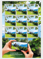 LIECHTENSTEIN 2024 NATURE. Views. Sepac Issue. Main Tourist Attractions (Preorder) - Fine Sheet MNH - Unused Stamps