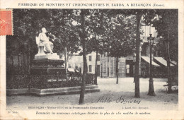 25-BESANCON-PROMENADE GRANVELLE-VICTOR HUGO-N T6020-F/0155 - Besancon