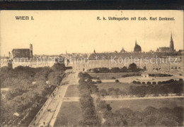 71544497 Wien KK Volksgarten Mit Erzh Karl Denkmal  - Autres & Non Classés