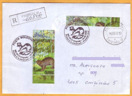 2006 Moldova Moldavie  FDC Red Book, Cat, Registered Letter - Moldova