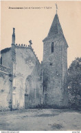 M6-47) FRANCESCAS (LOT ET GARONNE) L' EGLISE - (ANIMEE - ECOLIERS -2 SCANS) - Sonstige & Ohne Zuordnung