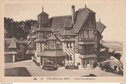 N16-14) VILLERS SUR MER (CALVADOS) VILLA CASTELLAMARE - (2 SCANS) - Villers Sur Mer