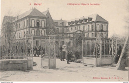 N14-31) REVEL - HOSPICE ET SQUARE ROQUEFORT - (ANIMEE - 2 SCANS)  - Revel