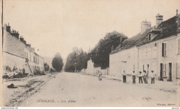 08-51) DORMANS - LES ALLEES - (ANIMEE - HABITANTS - 2 SCANS) - Dormans