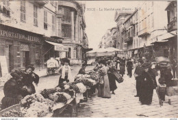 O1-06) NICE -  LE MARCHE AUX FLEURS  - (TRES ANIMEE - 2 SCANS) - Markten, Feesten