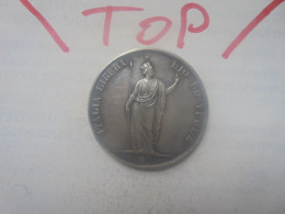 +++TOP+++GOUVERNEMENT PROVISOIRE De LOMBARDIE. 5 LIRE 1848 ARGENT+++QUALITE Et SUPERBE PATINE+++ (A.1) - Temporary Revolutionary Government