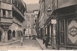 P12-68) COLMAR - RUE MERCIERE - (ANIMEE - BIJOUTERIE MONTRE OMEGA  - 2 SCANS) - Colmar