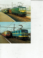 BELGIQUE SNCB-NMBS / LOCALITE ZOTTEGEM LOCOMOTIVE BB120.002/2802  /TR90 - Eisenbahnen