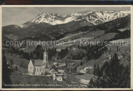 71541602 Prein Rax Ortsansicht Mit Kirche Und Alpen Prein Rax - Andere & Zonder Classificatie