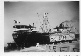 Photographie Photo Amateur Vintage Snapshot Dunkerque  Bateau Boat - Boten