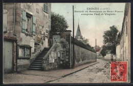 CPA Eragny, Maison Où Bernardin De Saint-Pierre Composa Paul Et Virginie  - Eragny