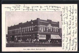 AK Madison, SD, Post Office Block  - Andere & Zonder Classificatie