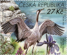 ** 1169 Czech Republic Macha's Region 2022 Crane - Aves Gruiformes (Grullas)