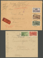 SAMMLUNGEN, LOTS 1918-32, Kleine Partie Von 7 Belegen In Die Schweiz, Dabei Ein Wertbrief, Pracht - Collections, Lots & Series