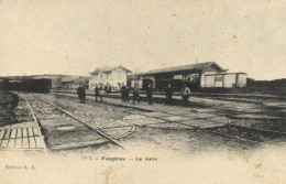 Faugères La Gare RV  Beau Cachet Perlé Faugères Herault - Otros & Sin Clasificación