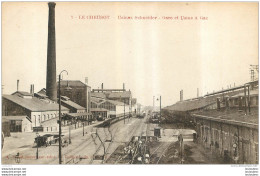 LE CREUSOT USINES SCHNEIDER GARE ET USINE A GAZ - Le Creusot