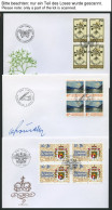 SAMMLUNGEN, LOTS  VB BRIEF, 1994-96, Partie Verschiedener Kompletter Ausgaben, Je In Viererblocks, Auf FDC, Pracht, Mi.  - Lotes/Colecciones