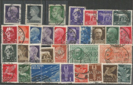 Italy Kingdom Imperiale PO+PA+EXP 1929/41 Imperial Set Ordinary + Express + Air Mail - Cpl 32v Set In VFU Condition - Gebraucht