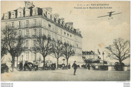 AVIATEUR  VEDRINES PAU AVIATION SUR LE BOULEVARD DES PYRENEES - ....-1914: Precursors