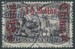 DP CHINA 36A O, 1905, 11/2 D. Auf 3 M., Ohne Wz., Gezähnt A, Pracht, Mi. 150.- - China (kantoren)