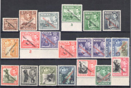 1948-53 MALTA, Stanley Gibbons N. 234-48, New Costitution - Self Governement - MNH** - Andere & Zonder Classificatie
