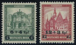 Dt. Reich 463/4 **, 1932, Nothilfe, Postfrischer Prachtsatz, Mi. 58.- - Ungebraucht