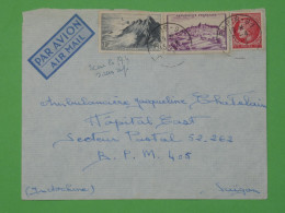 DP 21 FRANCE  LETTRE   1937 STE MARIE A SAIGON INDOCHINE ++AFF. INTERESSANT+ - Storia Postale