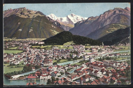 AK Interlaken, Panoramablick Aus Der Vogelschau  - Interlaken