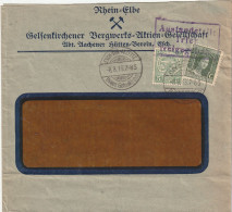 LUXEMBURG - 1916, Aachener Hütten-Verein Esch - Sur - Alzette, Usines Gelsenkirchen, Brief Mit Zensur Trier - 1914-24 Maria-Adelaide