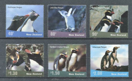 130 NOUVELLE ZELANDE 2001 - Yvert 1877/82 - Oiseau Manchot Pingouin - Neuf **(MNH) Sans Charniere - Nuevos