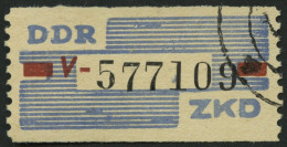 DIENSTMARKEN B D 28V O, 1959, 10 Pf. Lebhaftgraublau/dkl`bräunlichrot/schwarz, Buchstabe V, Pracht, Gepr. Weigelt, Mi. 1 - Autres & Non Classés