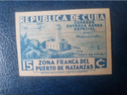 CUBA  NEUF  1936  ZONA  FRANCA  DEL  PUERTO  DE  MATANZAS // PARFAIT ETAT // 1er CHOIX // Sin Dentar--non Dentelé - Nuovi