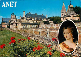 28 - Anet - Le Château - Portait De Diane De Poitiers En Médaillon - CPM - Voir Scans Recto-Verso - Anet