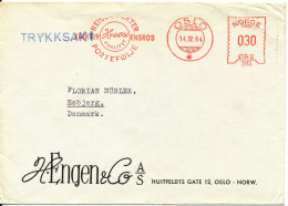 Norway Cover With Meter Cancel Oslo 14-12-1964 (H. Engen & Co.) - Cartas & Documentos