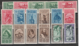 200 - Emissioni Generali 1932 - 50° Ann. Garibaldi N. 1/10+A1/A7. Cat. € 700,00. MNH - Emissions Générales