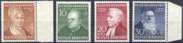 BUNDESREPUBLIK 156-59 **, 1952, Helfer Der Menschheit, Prachtsatz, Mi. 110.- - Ungebraucht