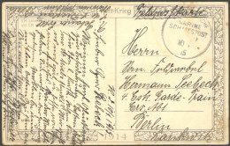 MSP VON 1914 - 1918 69 (S.M.S. BRESLAU), 10.1.15, Auf Türkischer Ansichtskarte, MSP-Stempel Unklar, Feinst - Marítimo