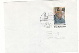 Saint Marin - Lettre De 1987 - Oblit Poste San Marino - Exp Vers Kirchheim - - Covers & Documents