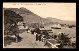 ALGERIE - ORAN - PROMENADE DE L'ETANG ET LE PORT - Oran