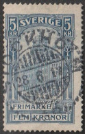 Schweden: 1903, Mi. Nr. 54, Freimarke: 5 Kr. Hauptpostamt Stockholm.  Gestpl./used - Gebruikt