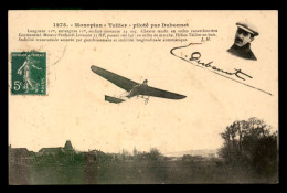 AVIATION - MONOPLAN TELLIER PIOLOTE PAR SUBONNET - ....-1914: Précurseurs